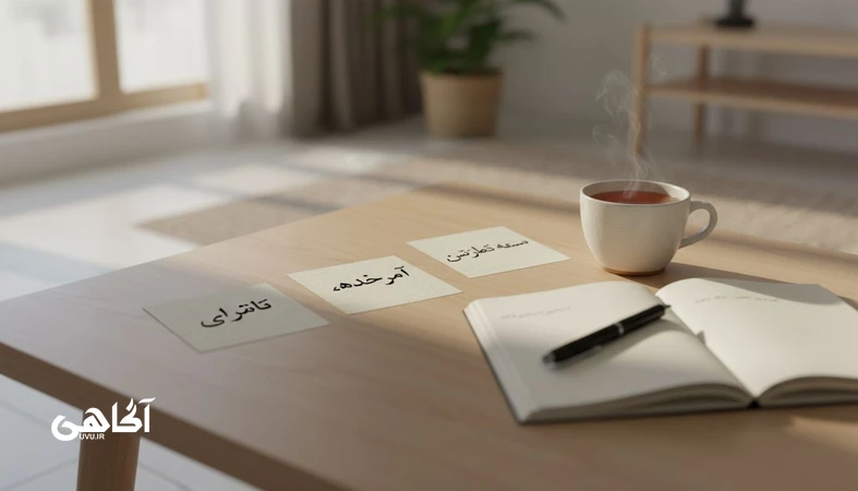 تصویر مفهومی معیار انتخاب در کنار ترجیح و ارزش برای تصمیم گیری شفاف در مجله آگاهی