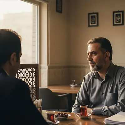 تصویری نمایشی از درنگ کردن و تفکر و بعد عمل_ مجله آگاهی